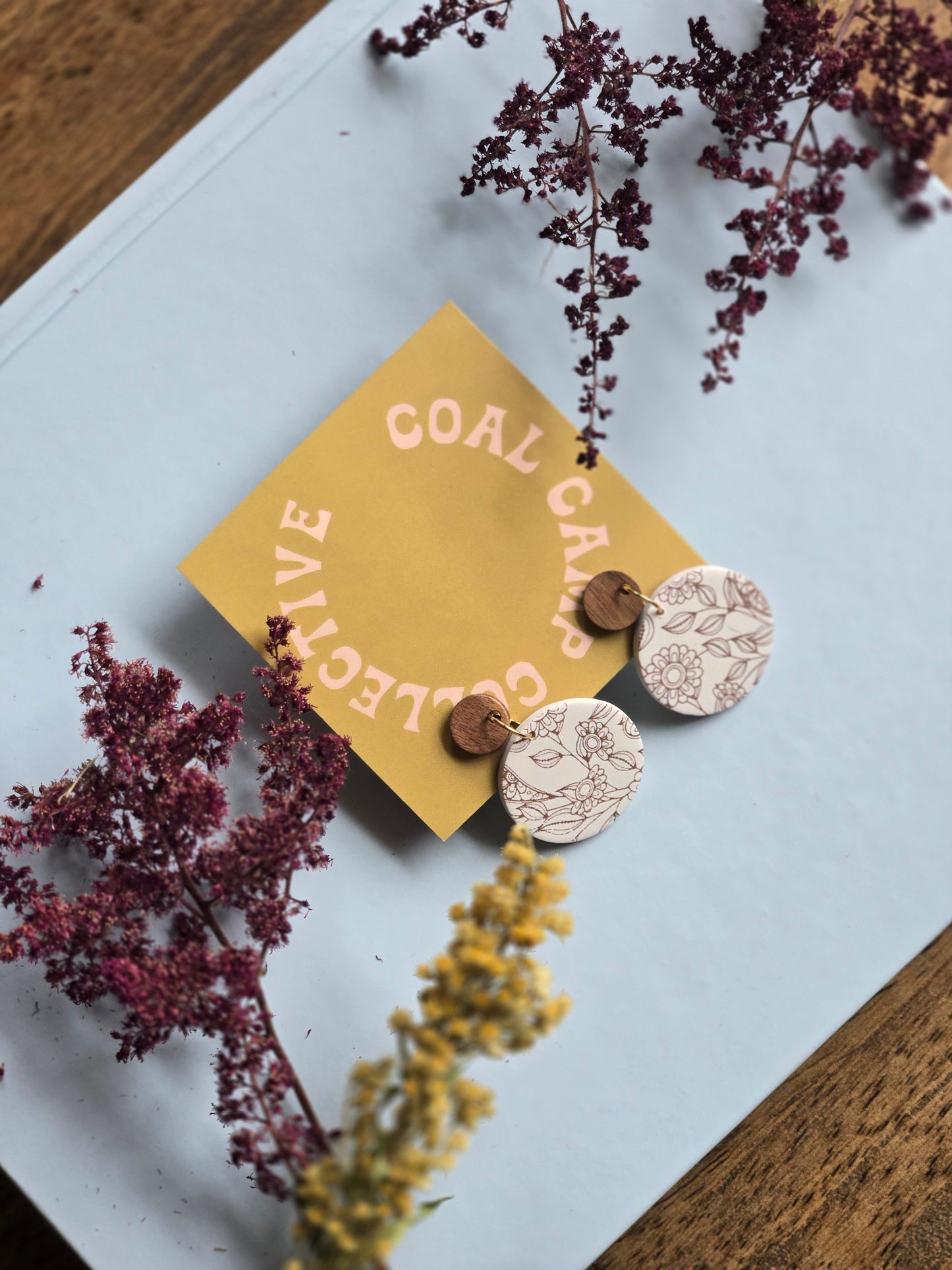 Floral Dangle Earrings