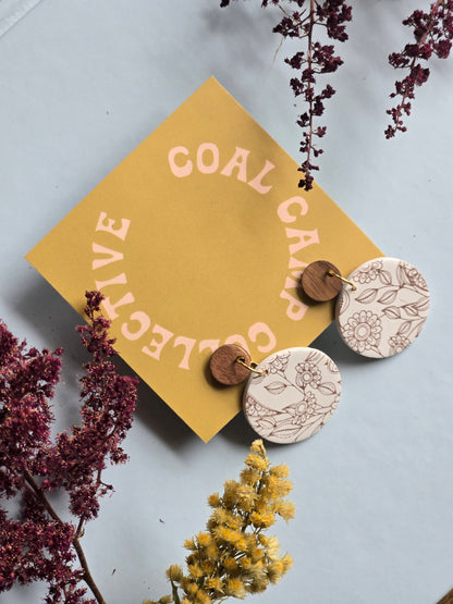 Floral Dangle Earrings