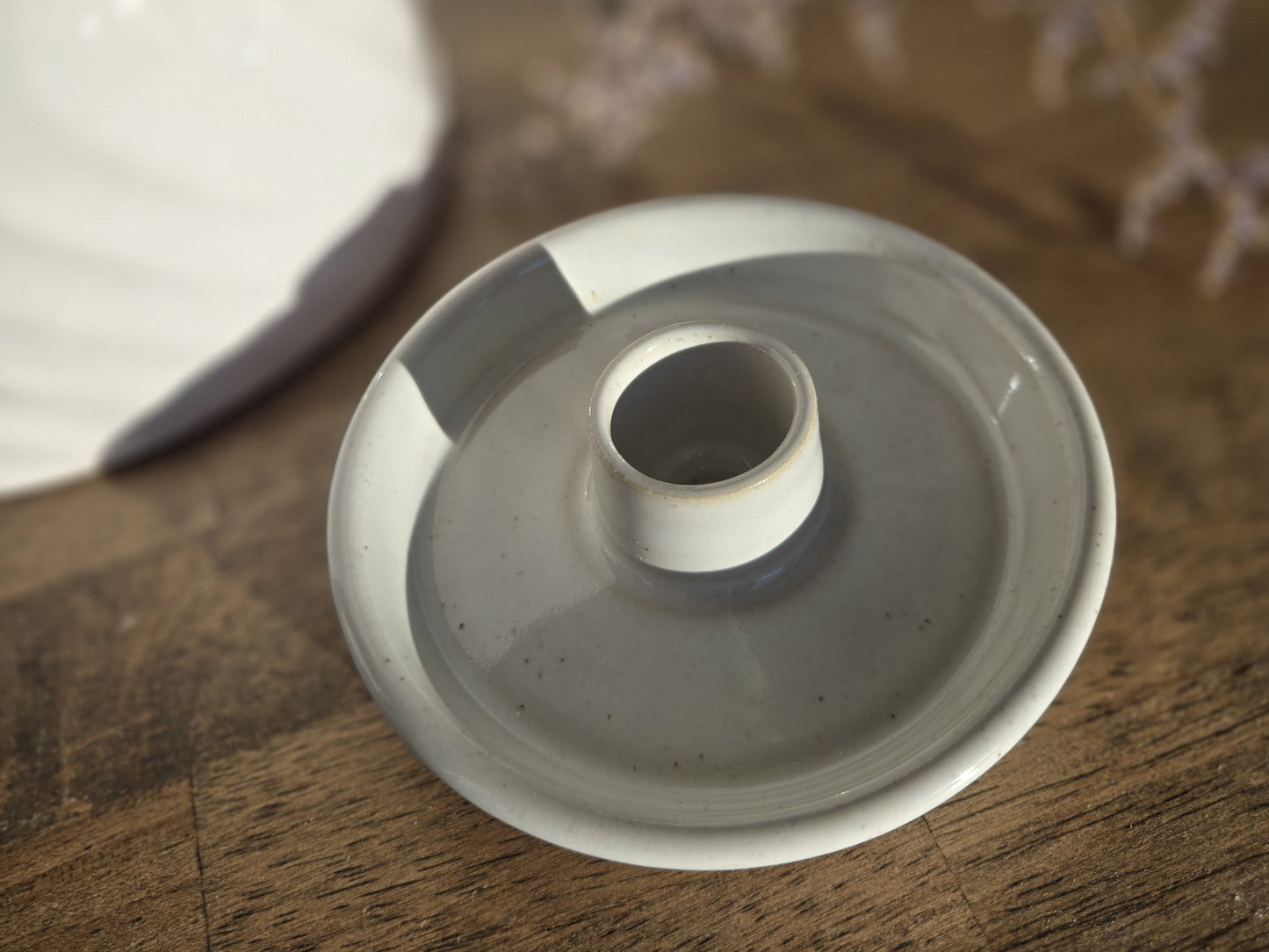 Speckled Taper Candle Holder