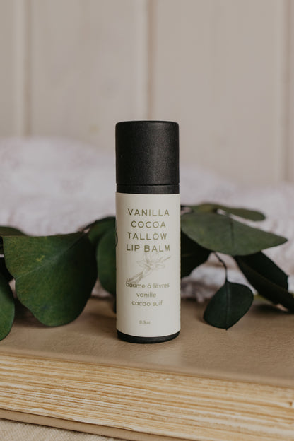 Vanilla Cocoa Tallow Lip Balm